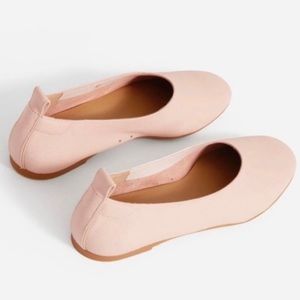 Everlane Day Glove Flats Leather Nude Pink Shoes